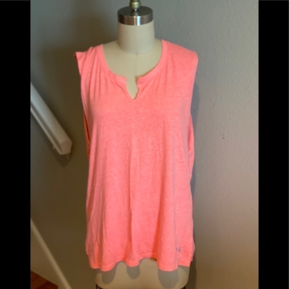 Under Armour Charged Cotton Undeniable Tank Coral​​​​​​​​​
